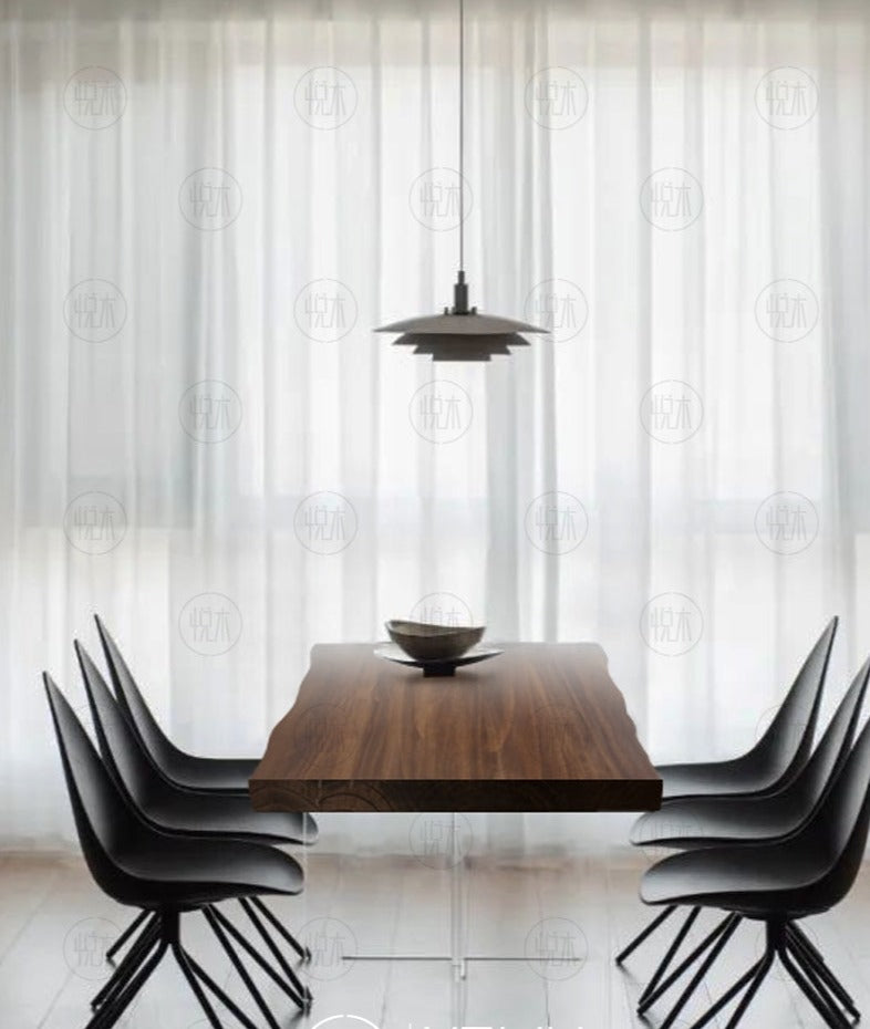 MAYA Dining Table Scandinavian Nordic Design Solid Wood ( Select from 4 Color, 10 Size )