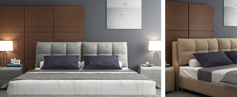 STARDUST Plush Series Storage Bed