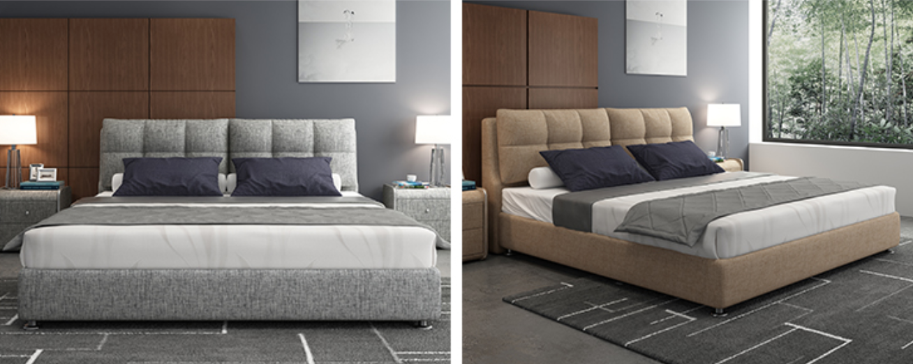 STARDUST Plush Series Storage Bed