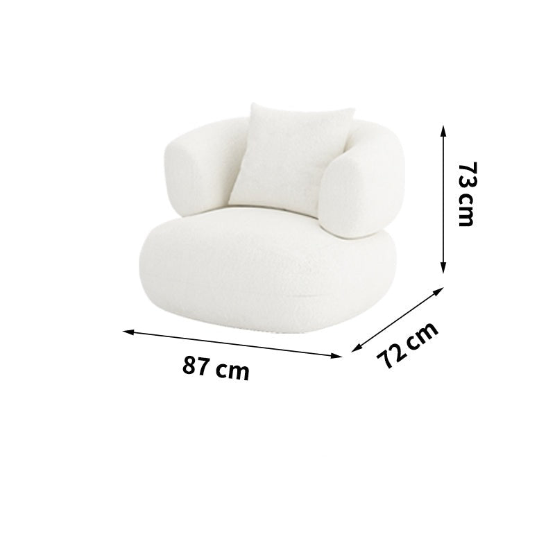 HELEN BELAIR Nordic Living Room Fabric Sofa