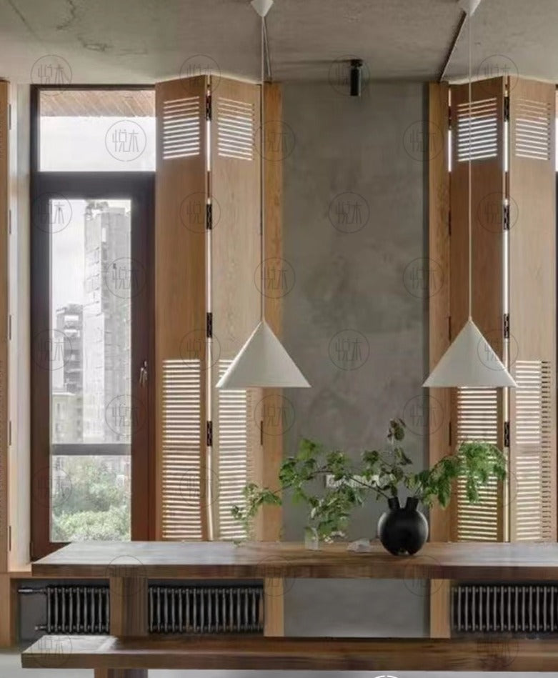 JOLENE Japanese Scandinavian Style Retro Solid Wood Dining Table