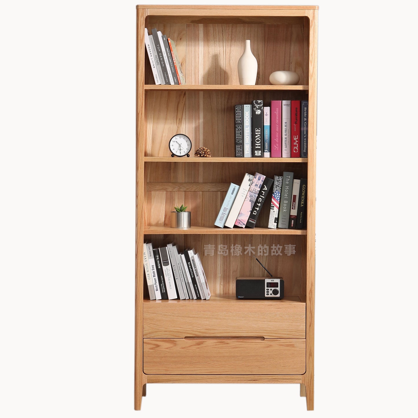 LEONARDO Scandinavian Bookcase Book shelf Nordic Style