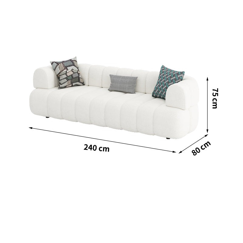 HELEN BELAIR Nordic Living Room Fabric Sofa