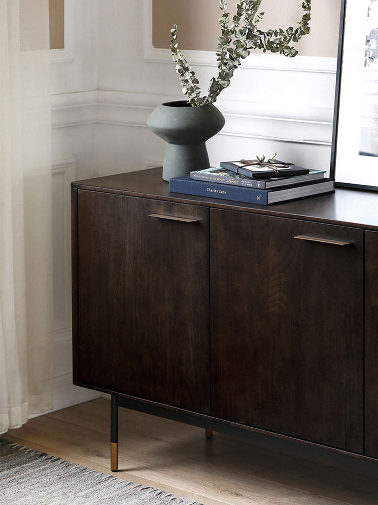 AMORA Chicago HILTON Nordic Solid Wood Sideboard Buffet Cabinet