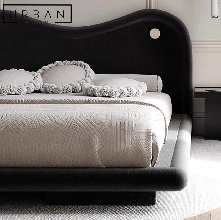 ABBY Modern Velvet Bedframe