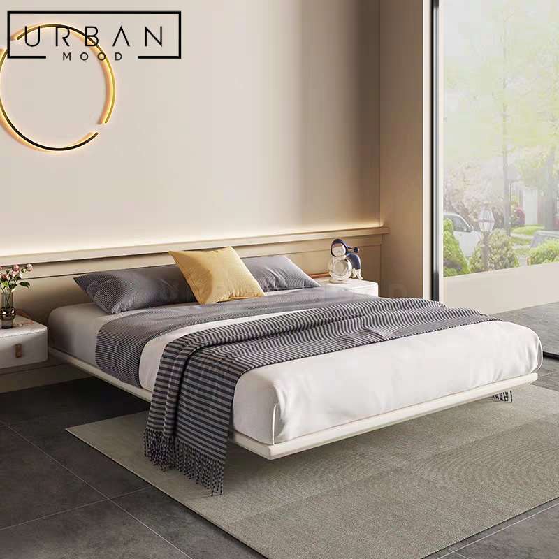 AIRE Modern Leather Bed