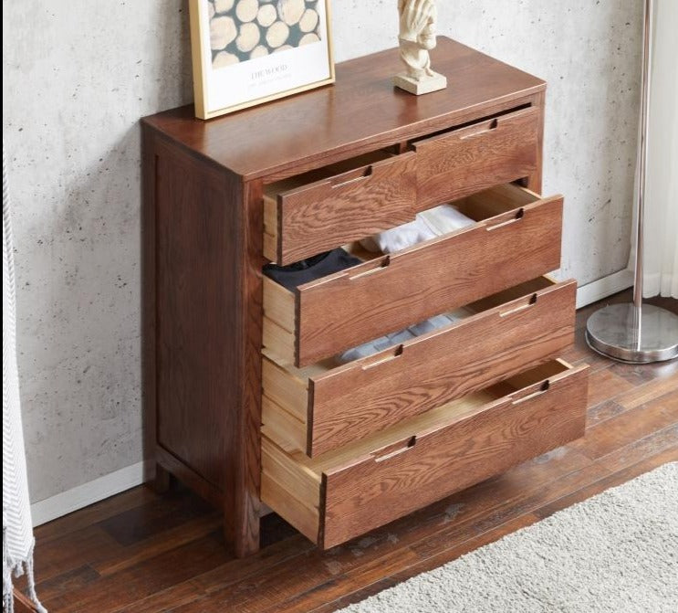AKAMINE All Solid Wood Chest of Drawers Japan Nordic