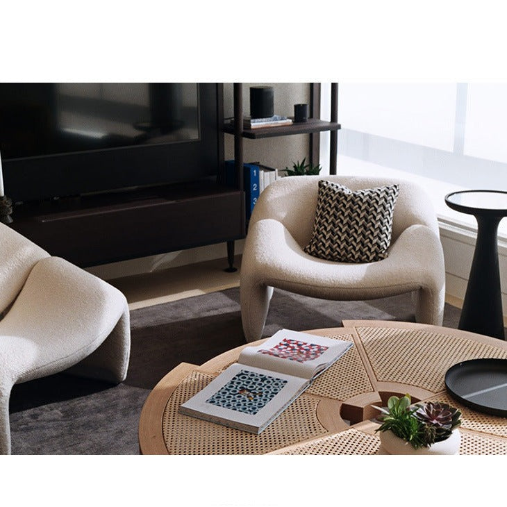 BIANCA BELAIR Nordic Retro Single Sofa Chair Modern Designer