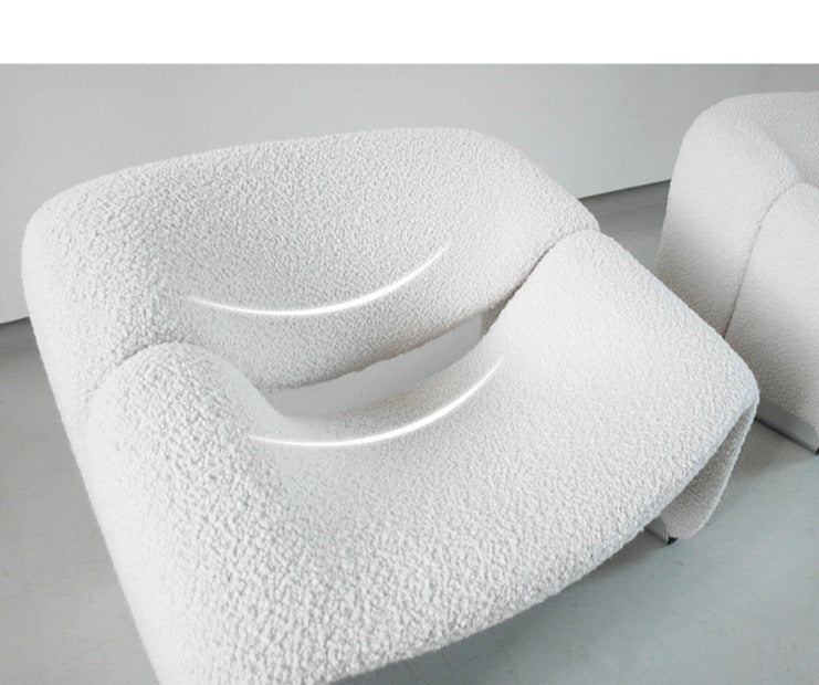 BIANCA BELAIR Nordic Retro Single Sofa Chair Modern Designer