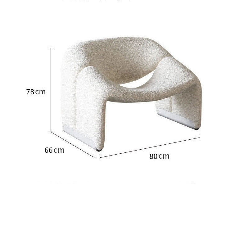 BIANCA BELAIR Nordic Retro Single Sofa Chair Modern Designer