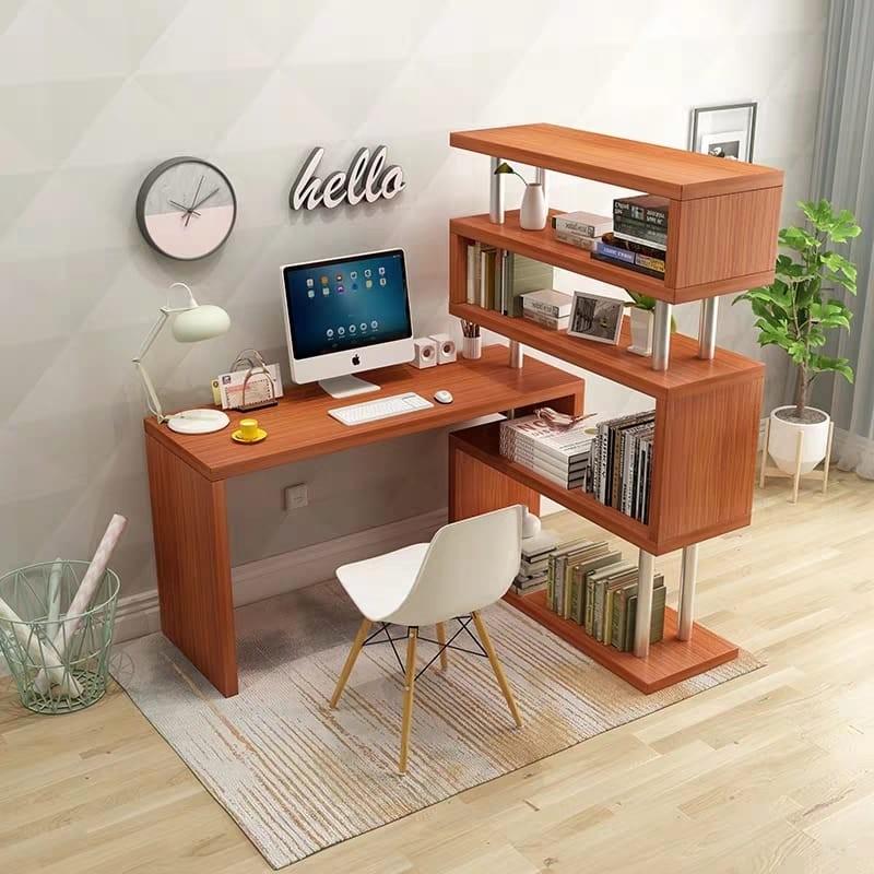 BRYAN Modern Modular Shelf Study Table