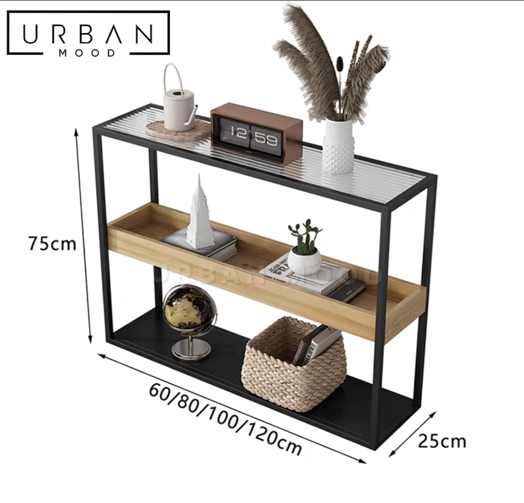 BURNHAM Industrial Console Table