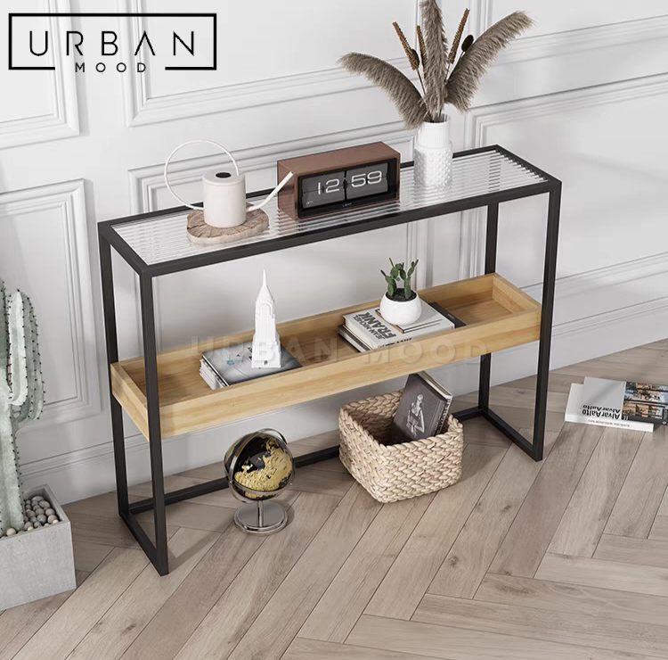 BURNHAM Industrial Console Table