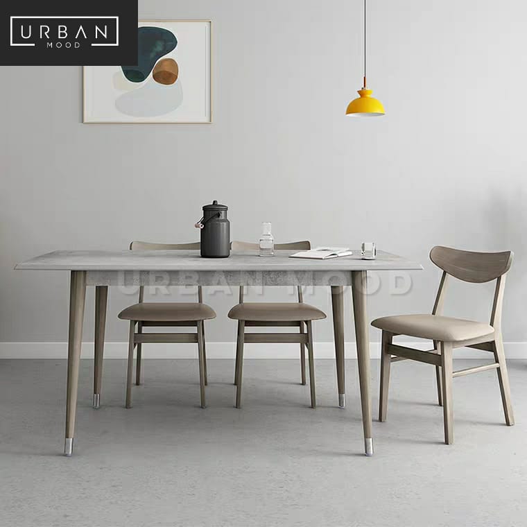 CHAVERS Modern Industrial Dining Table & Chairs