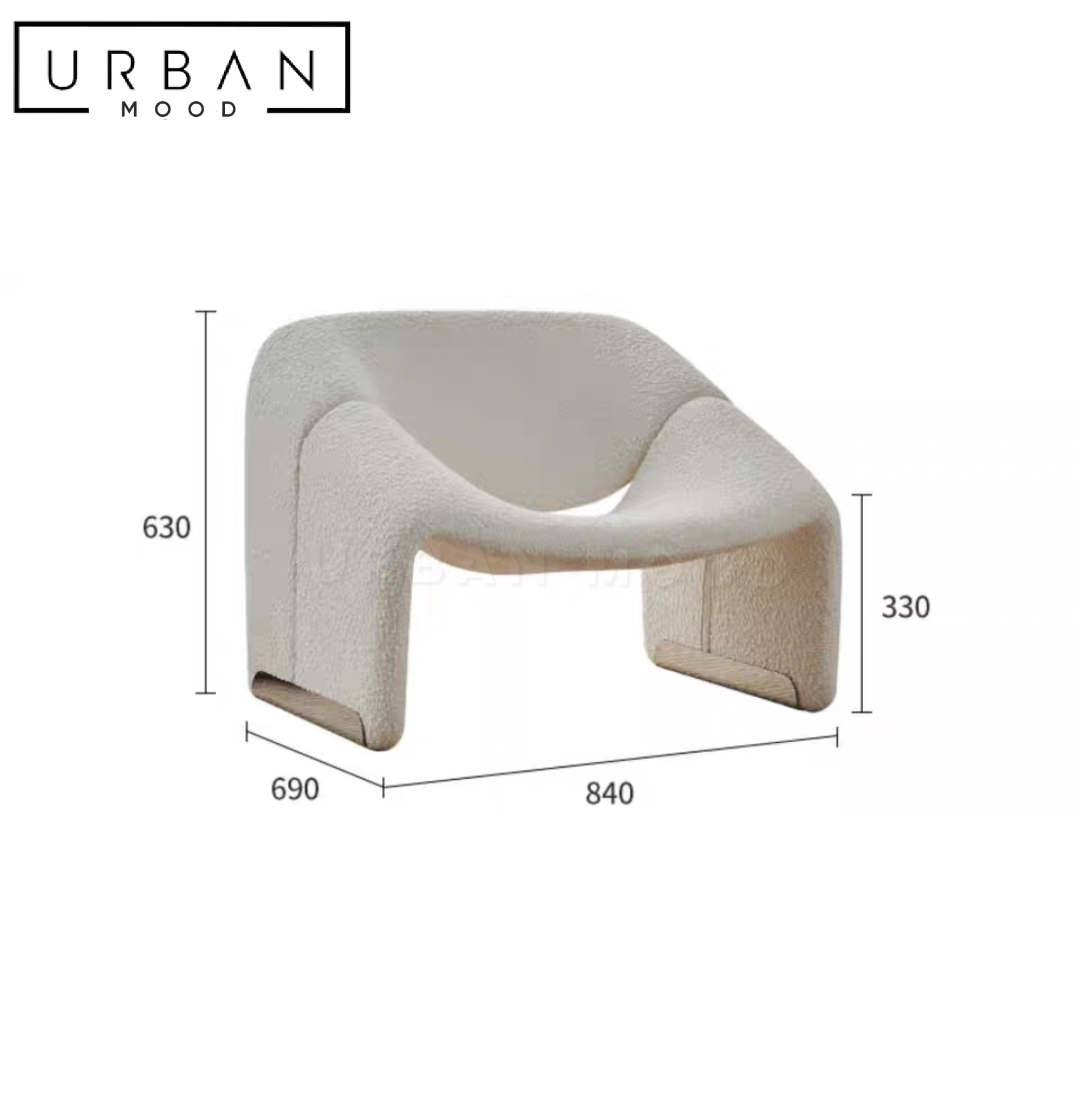 CASSIUS Modern Boucle Armchair