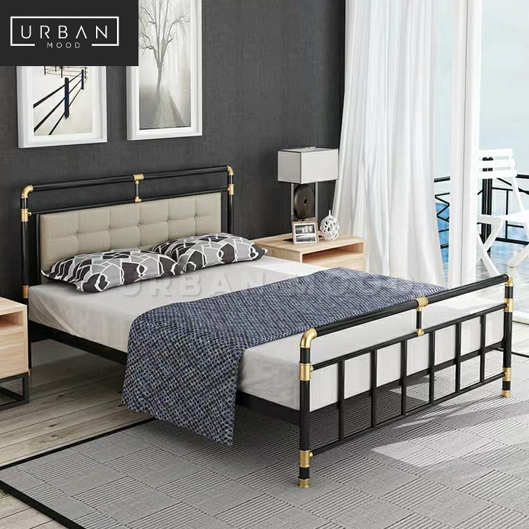 CAVEN Modern Industrial Bedframe
