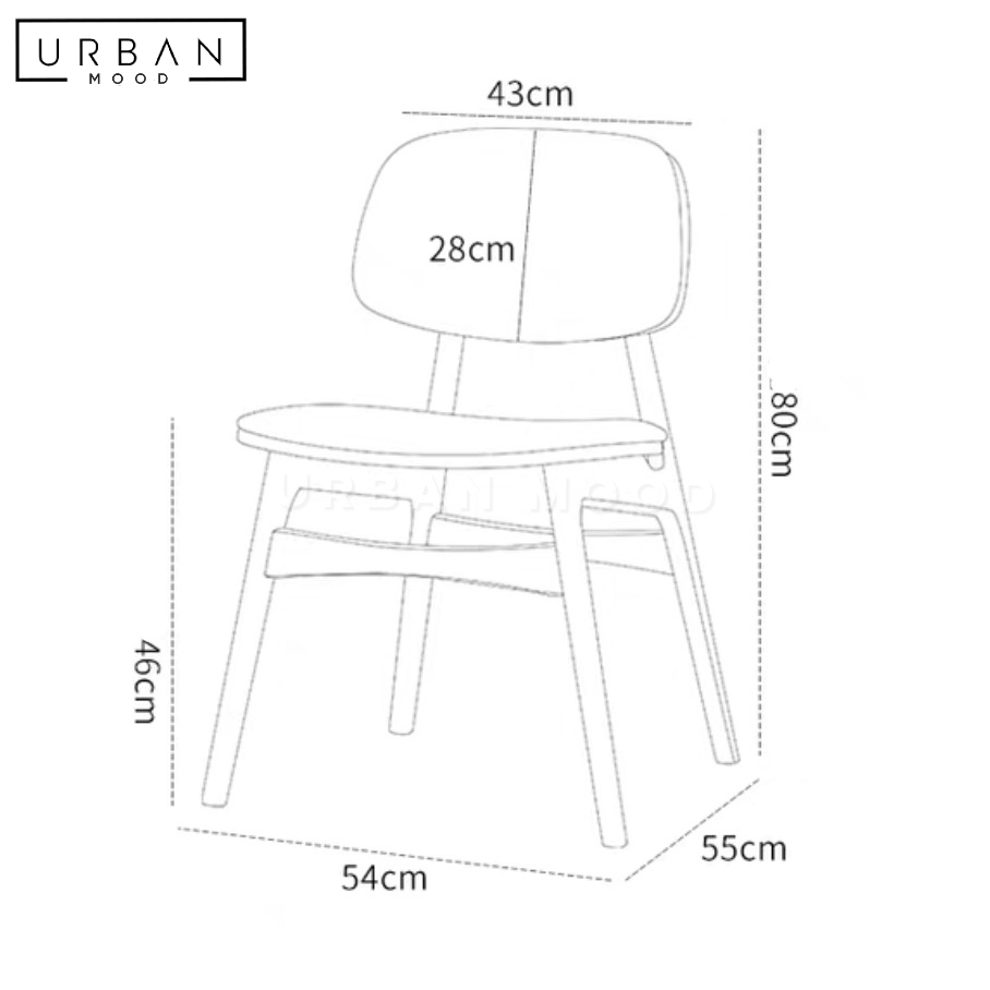 Premium | COPEN Solid Wood Dining Chair