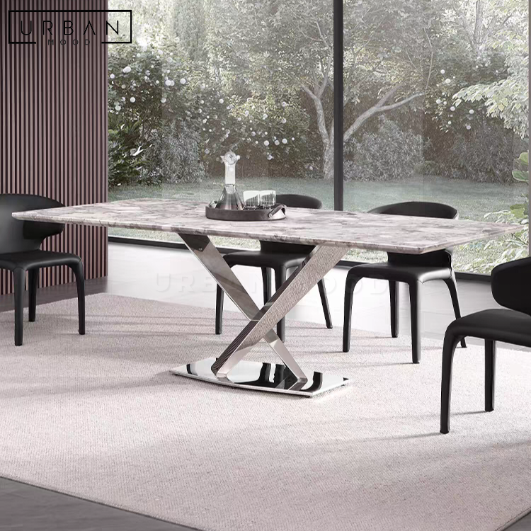 CRYSTAL Modern Marble Dining Table