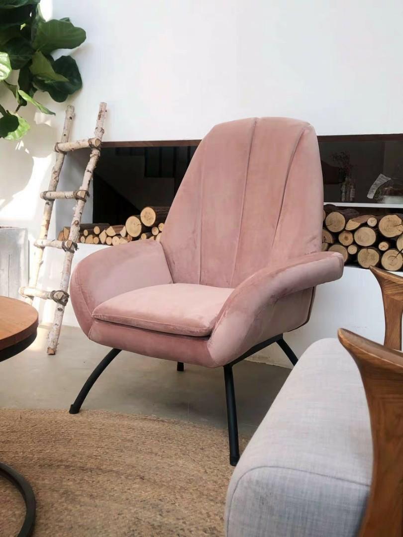 DONNA Modern High Back Armchair