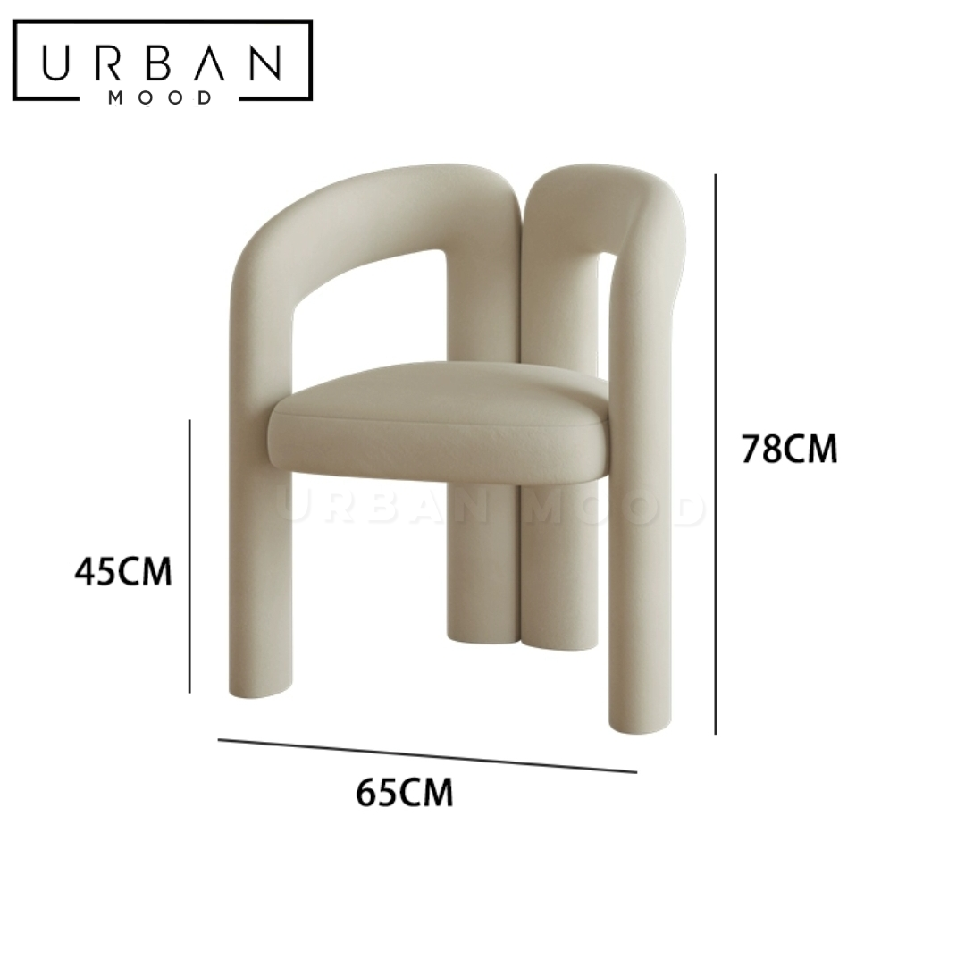 DANNY Modern Boucle Dining Chair