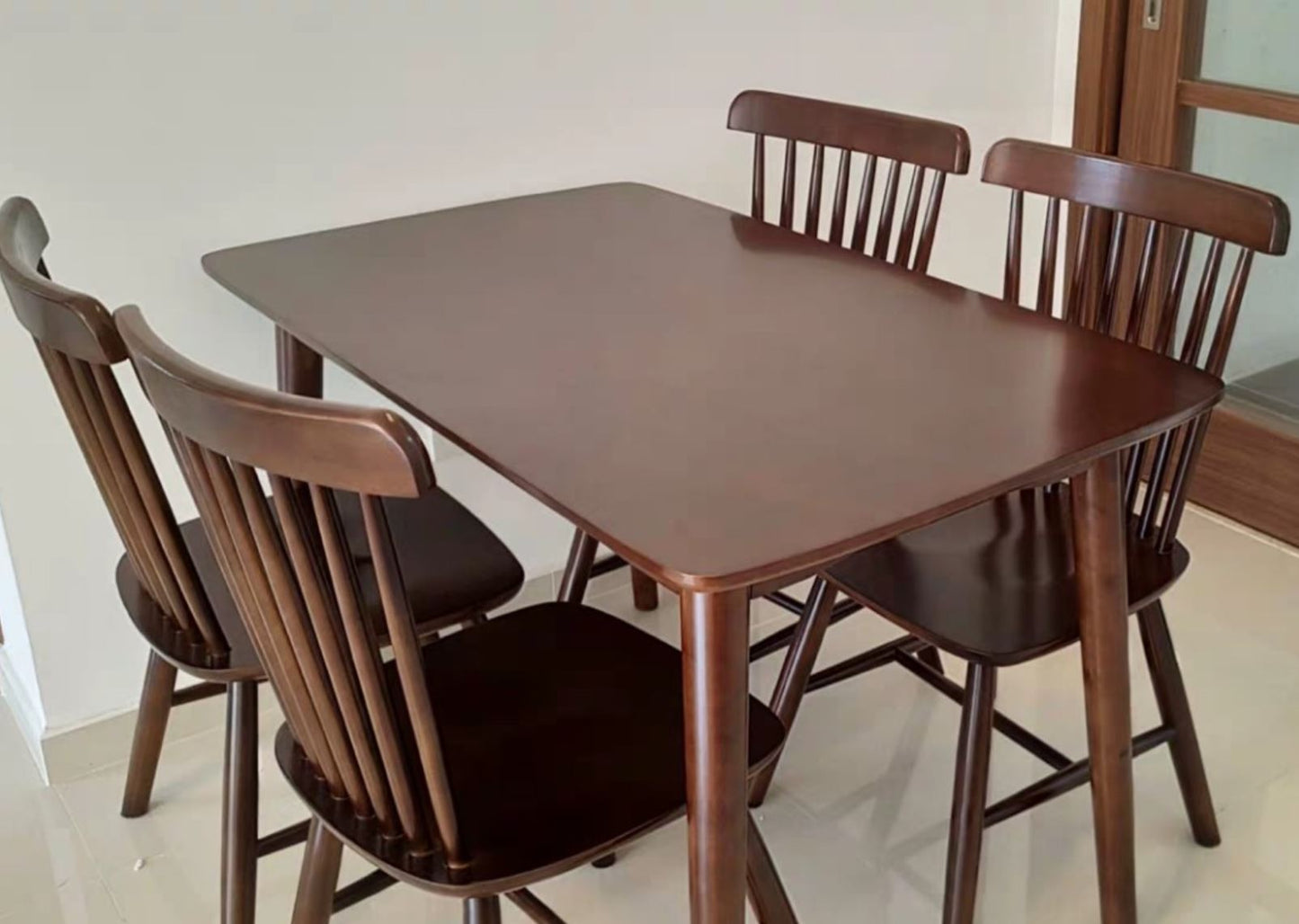 DEVON Modern Rustic Solid Pine Wood Dining Table