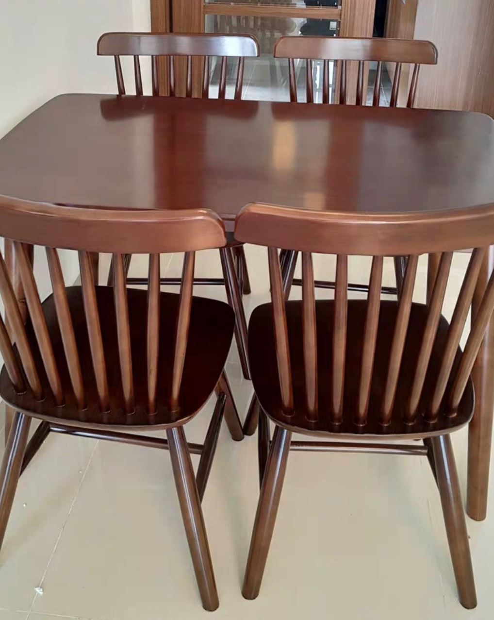 DEVON Modern Rustic Solid Pine Wood Dining Table