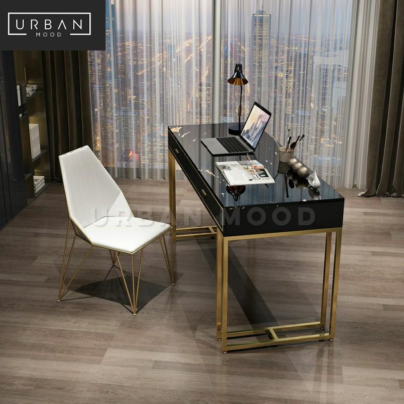 ELLY Modern Marble Study Table