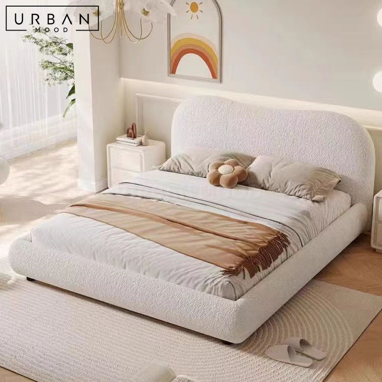 ETERNITY Modern Boucle Bedframe