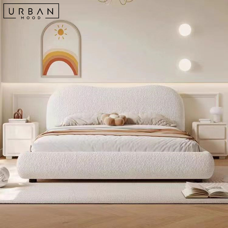 ETERNITY Modern Boucle Bedframe