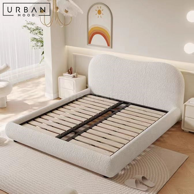 ETERNITY Modern Boucle Bedframe