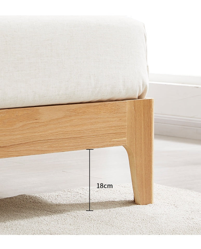 WAREHOUSE SALE EVA BRYSON Japanese Nordic Bed Single / Queen Bed Solid Wood ( Discount Price from $1099 )