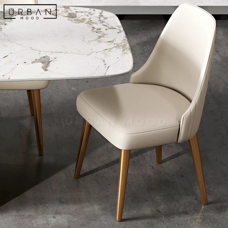 EMILY Modern Leather Dining Chair