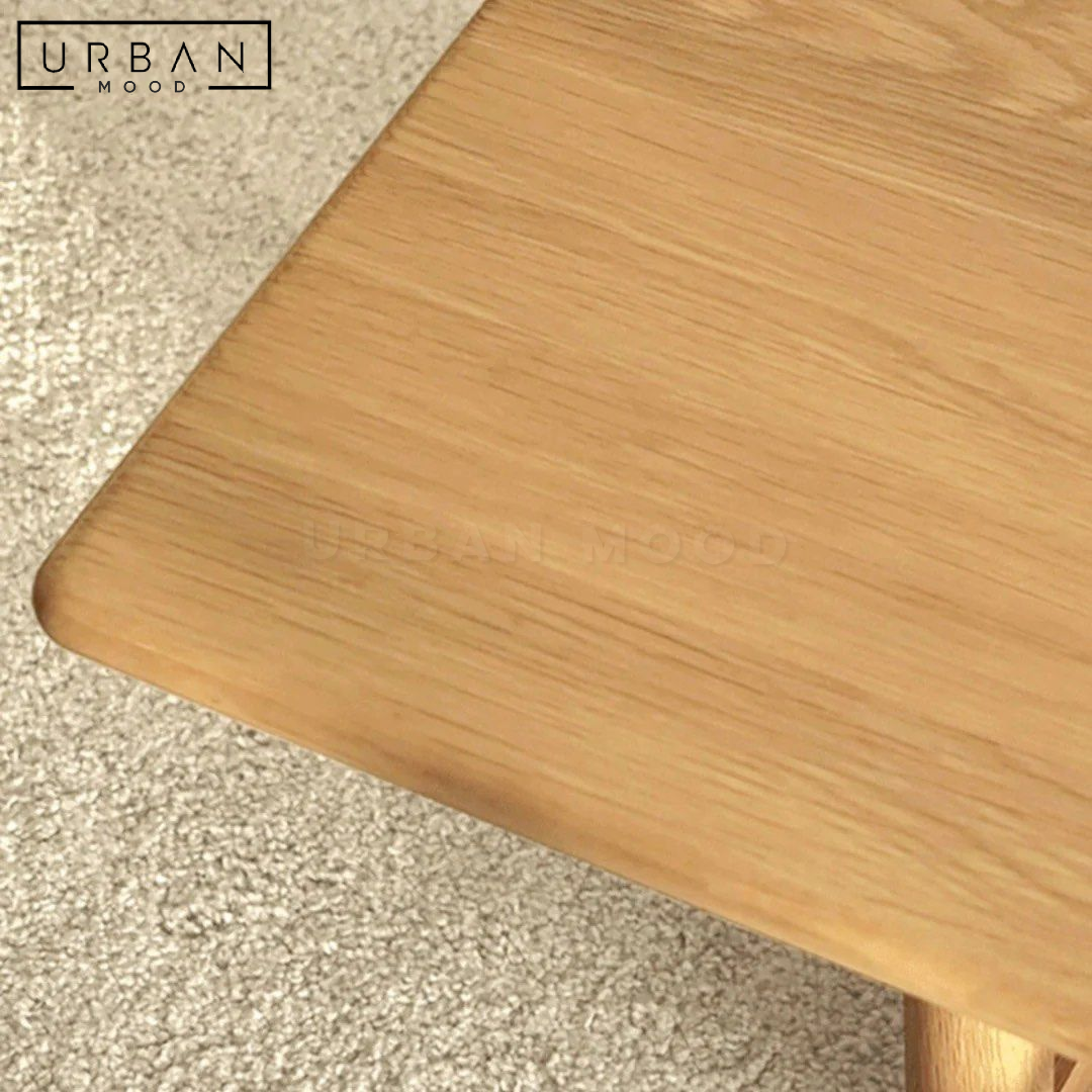 FUKO Japandi Solid Wood Coffee Table