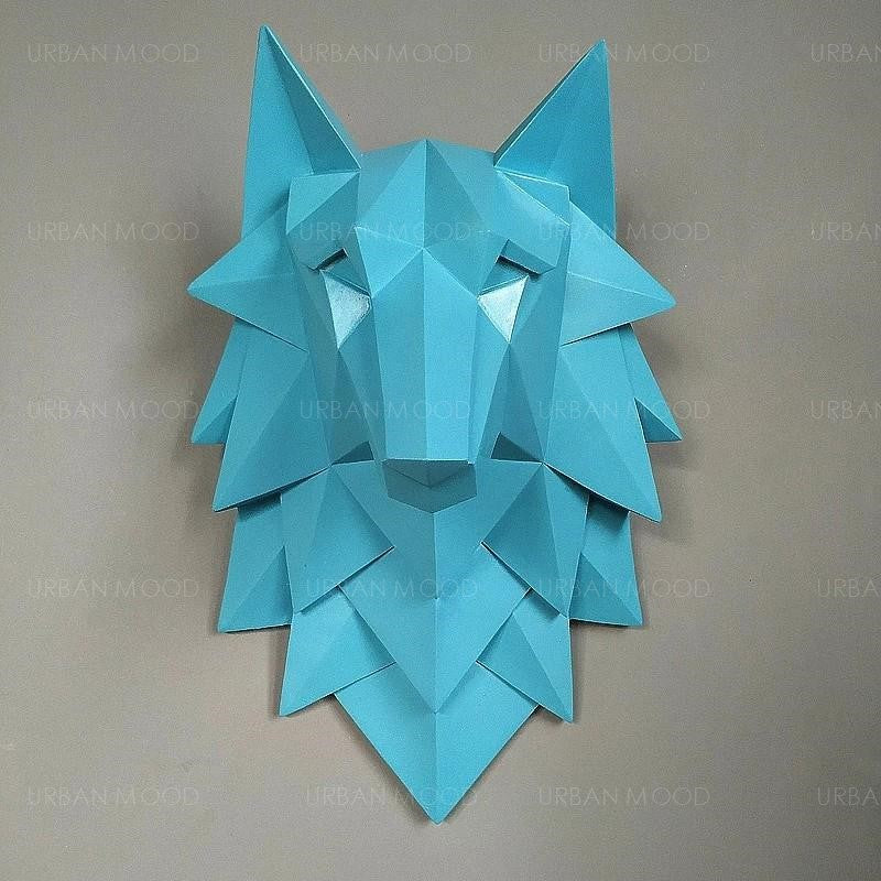 GIN Contemporary Fox Origami 3D Mural