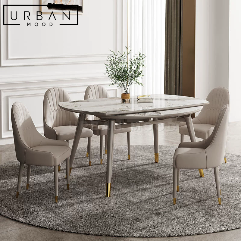 GEYSER Modern Marble Dining Table