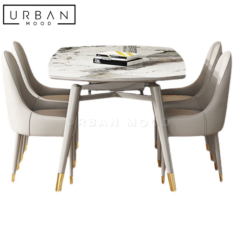 GEYSER Modern Marble Dining Table