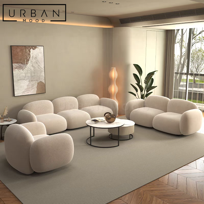 GOOB Modern Boucle Sofa