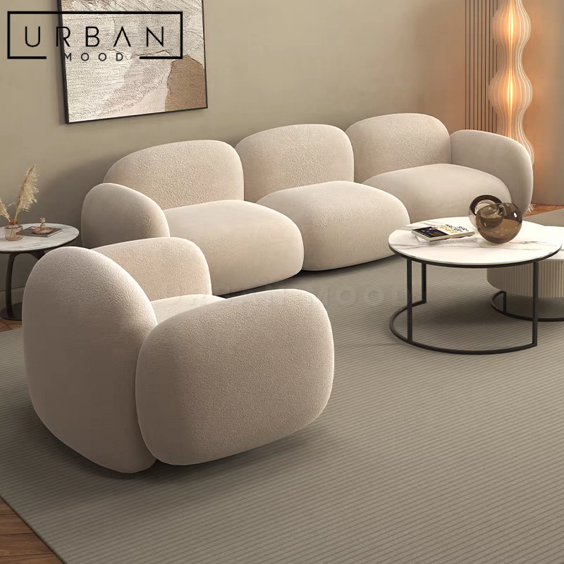 GOOB Modern Boucle Sofa