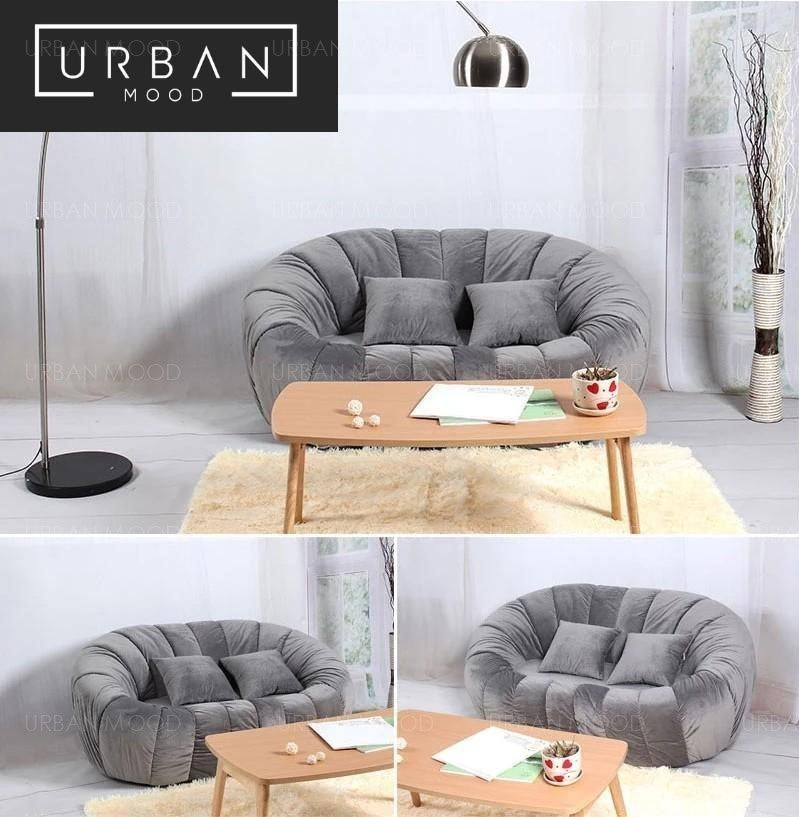 HANSEL Velvet Sofa Armchair