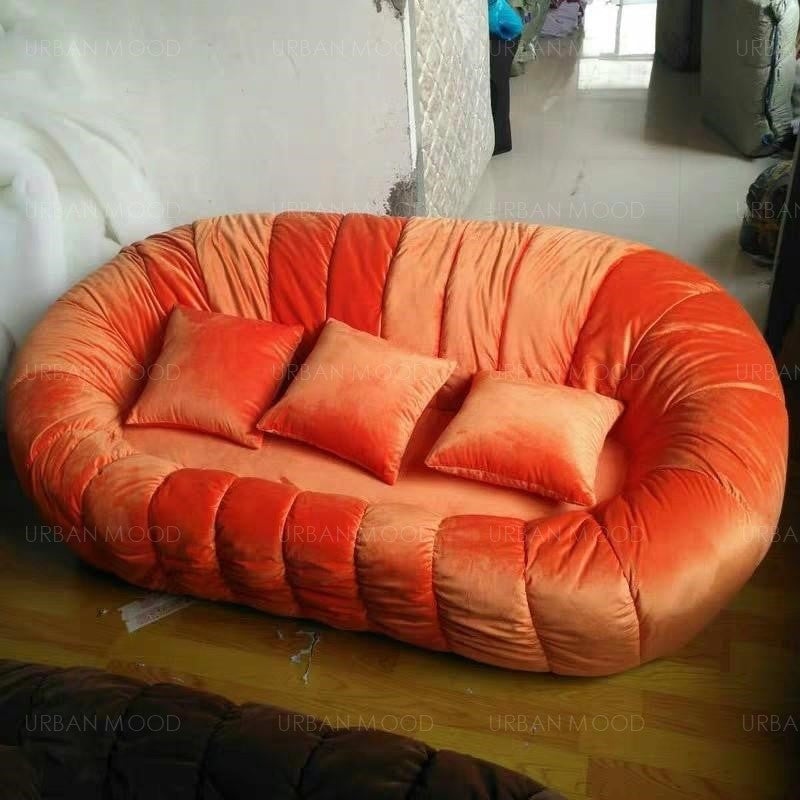 HANSEL Velvet Sofa Armchair
