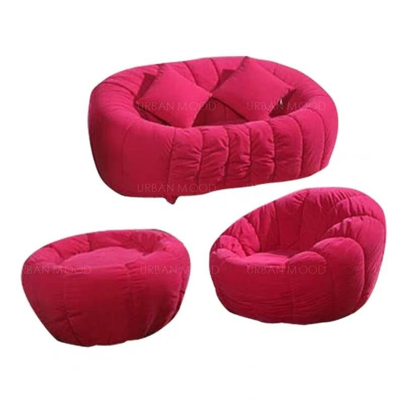 HANSEL Velvet Sofa Armchair