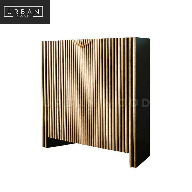 CAPONE Rustic Solid Wood Shoe Cabinet