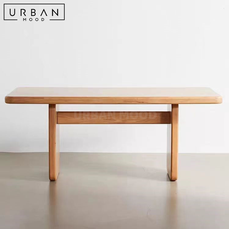 JACY Japandi Solid Wood Dining Table