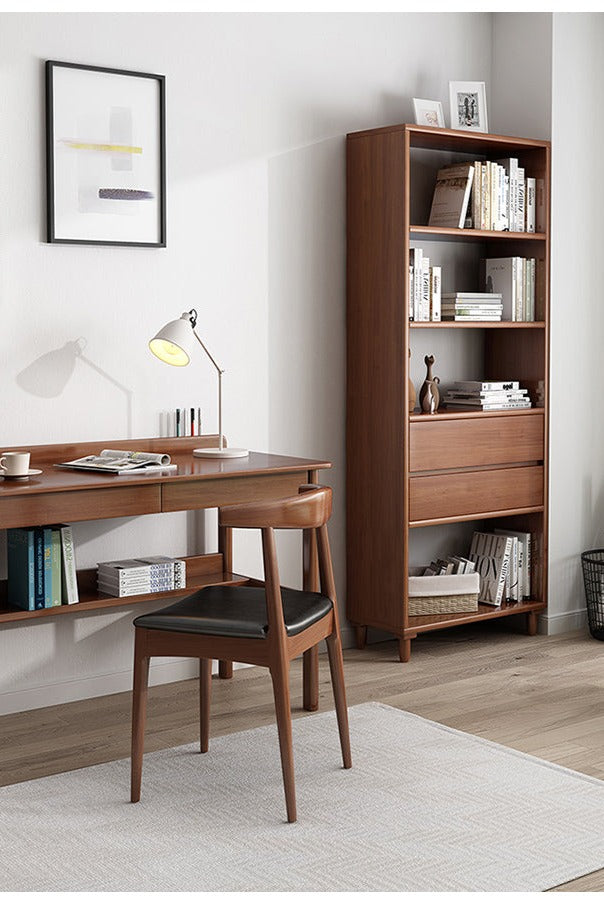 JADE CARLTON Bookcase Book Shelf Nordic Solid Wood