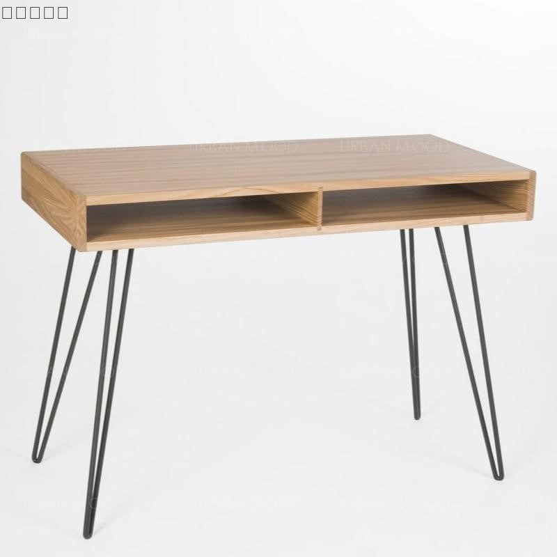 JOEL Modern Rustic Wooden Office Study Table