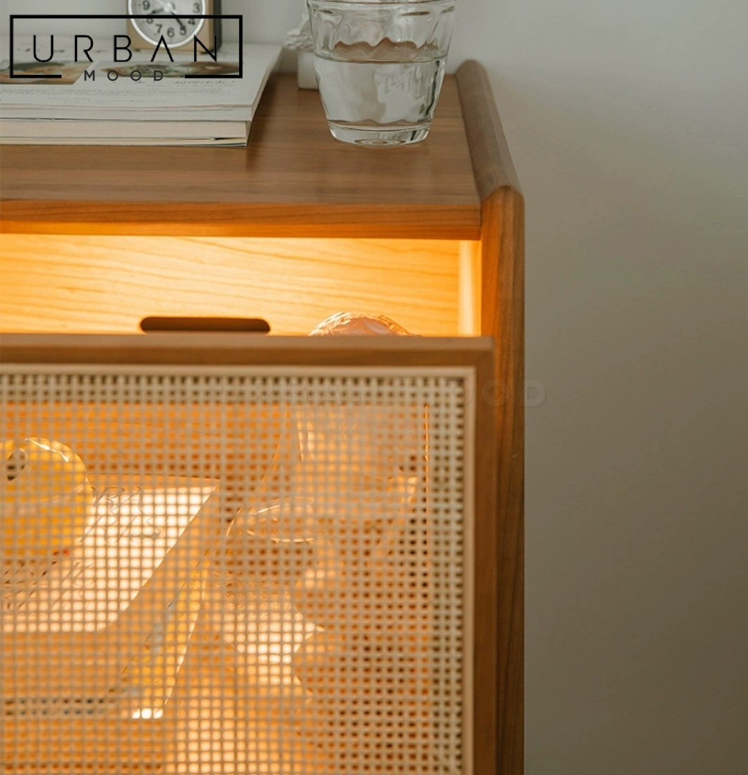 JERICHO Rustic Bedside Table