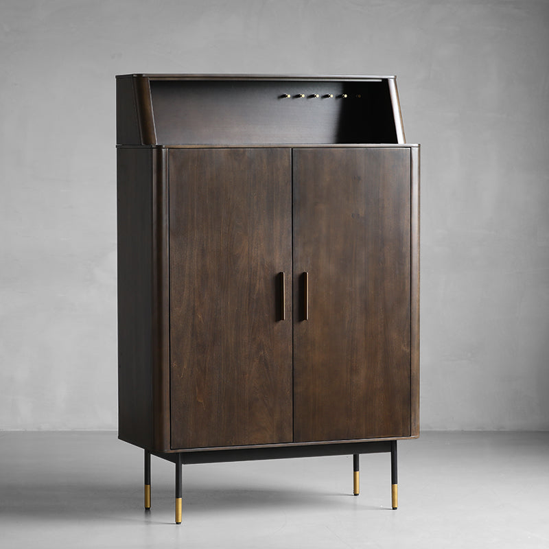 LAINEY Chicago HILTON Nordic Solid Wood Buffet Cabinet Shoe Cloth Wine Rack