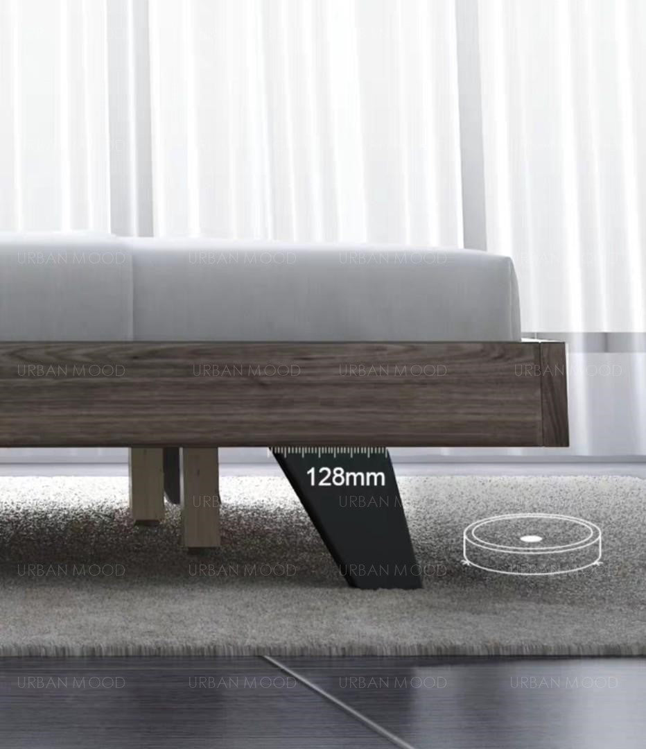 LENT Modern Rustic Solid Wood Bedframe