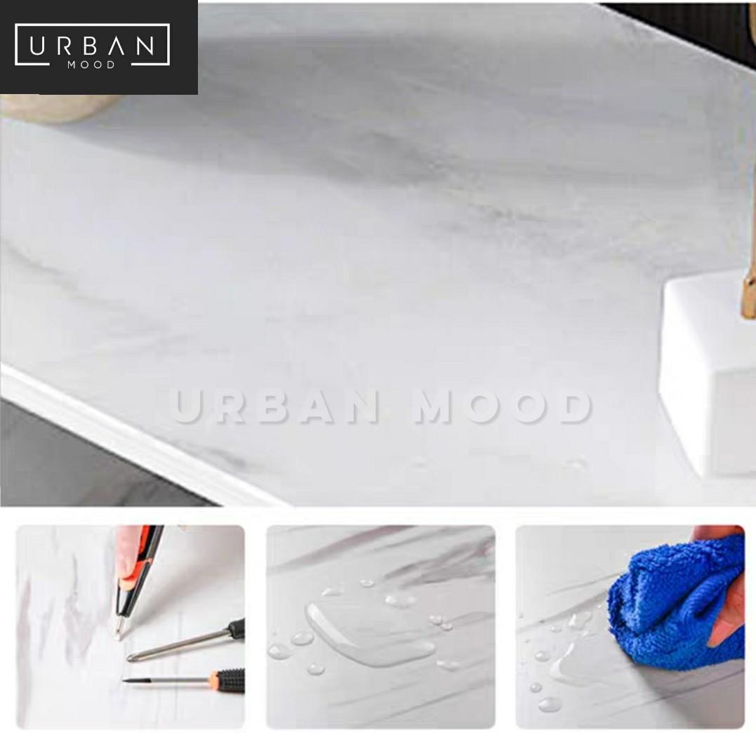LIVIER Modern Marble TV Console