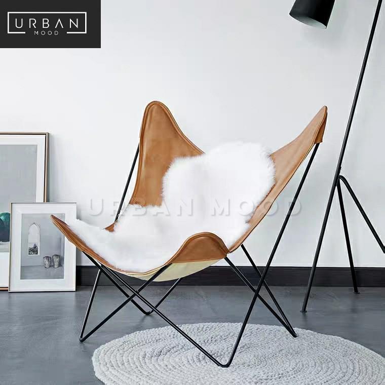 LYCAN Modern Butterfly Lounge Chair